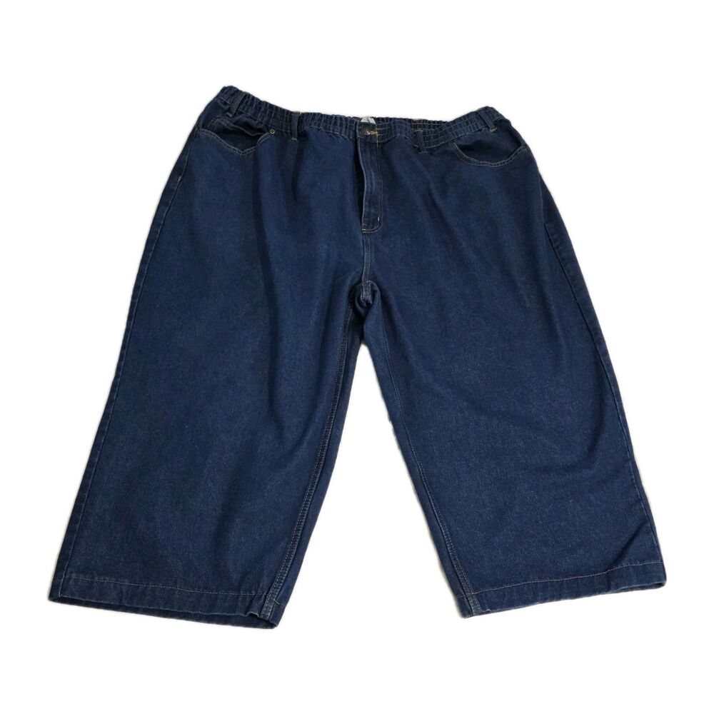 Haband Casual Joe Relaxed Straight Fit High Rise Men's Size 52XS Dark Wash